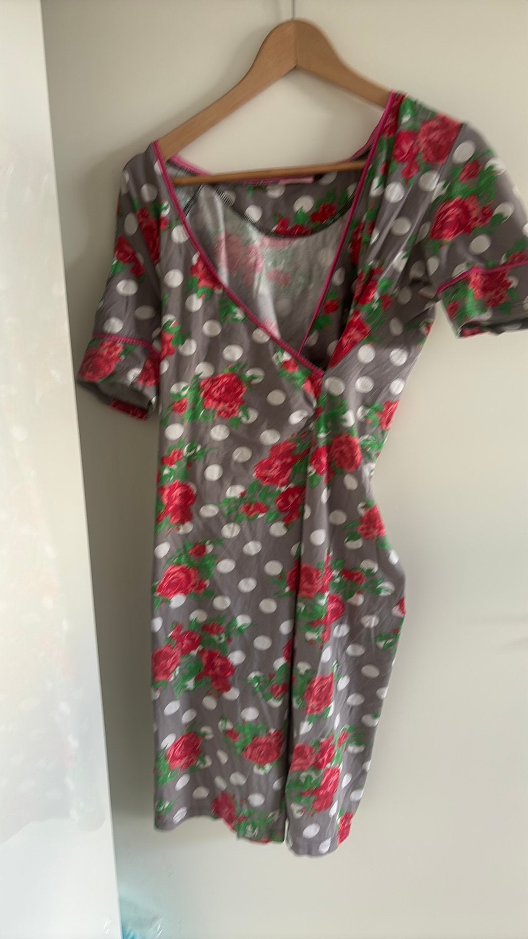 Mooi vrolijk jurk maat L, Kleding | Dames, Ophalen of Verzenden, Zo goed als nieuw, Maat 38/40 (M)