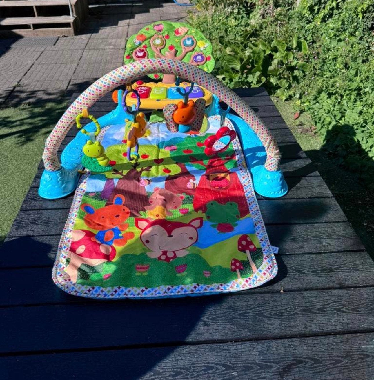 VTech baby speelkleed met piano & speelboog -activiteitenmat, Ophalen of Verzenden, Zo goed als nieuw