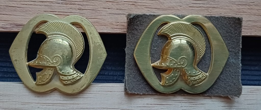 Emblemen Regiment Genietroepen, Ophalen of Verzenden, Landmacht, Nederland, Embleem of Badge