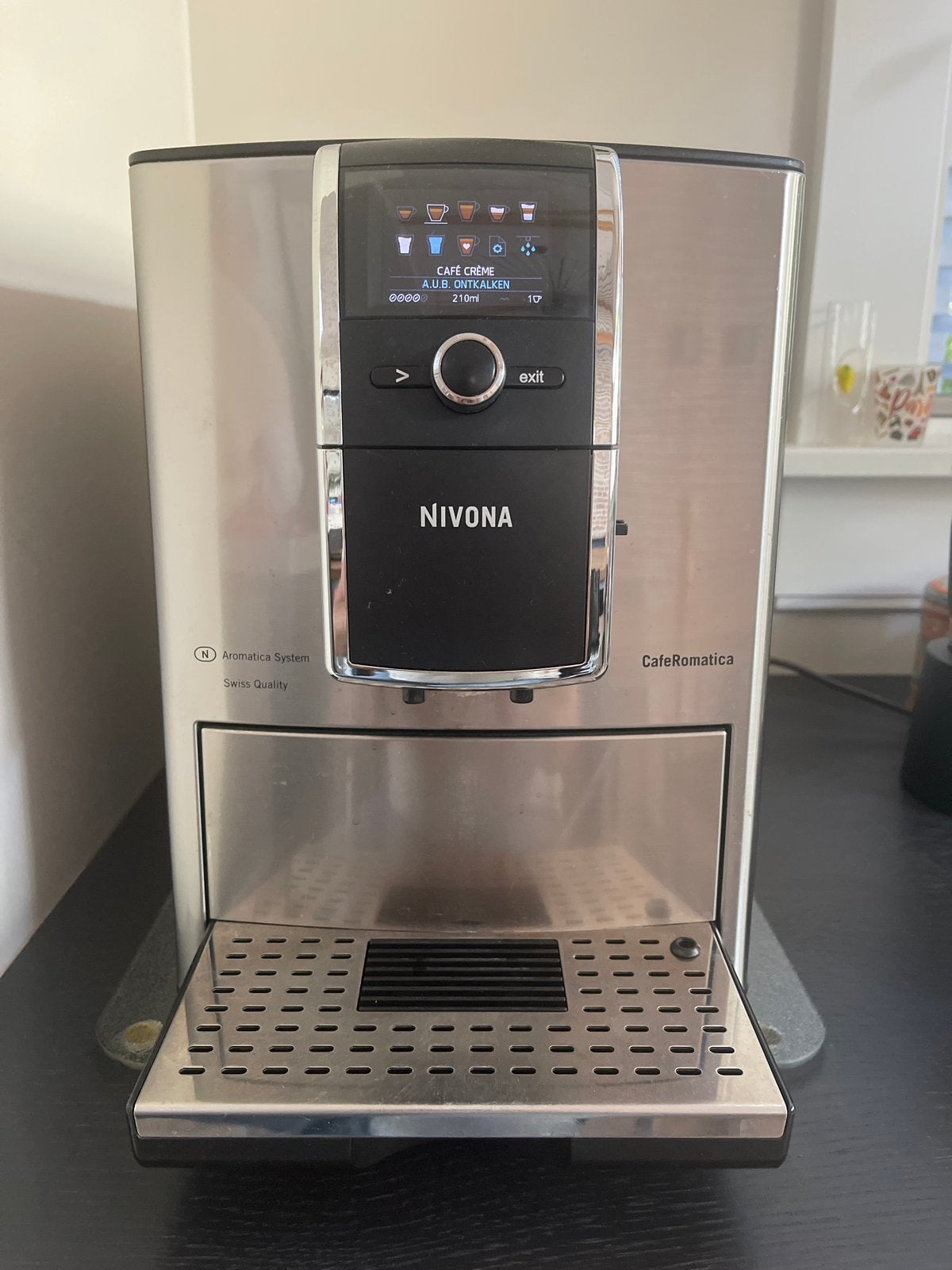 Nivona type 692 - Inox uitvoering, Ophalen, Gebruikt, Koffiemachine, Koffiebonen