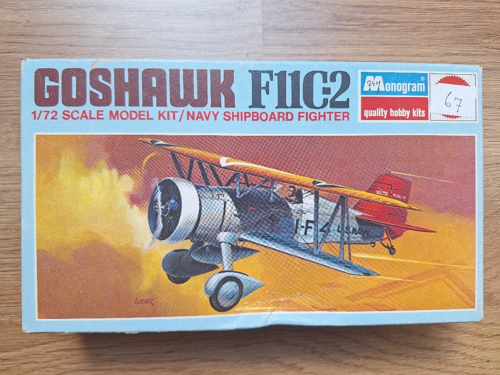 1:72 1/72 Monogram Goshawk FIIC-2, Hobby en Vrije tijd, Overige merken, 1:72 tot 1:144, Ophalen of Verzenden, Zo goed als nieuw