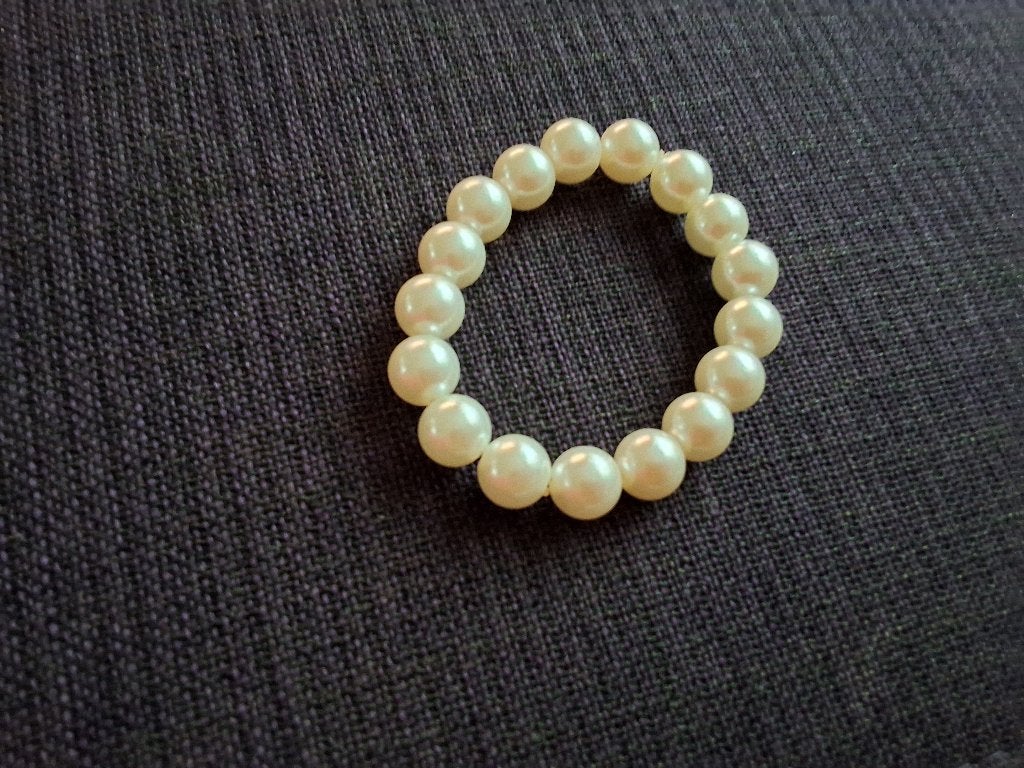 Armband nieuw, Wit, Nieuw, Ophalen of Verzenden, Elastiek
