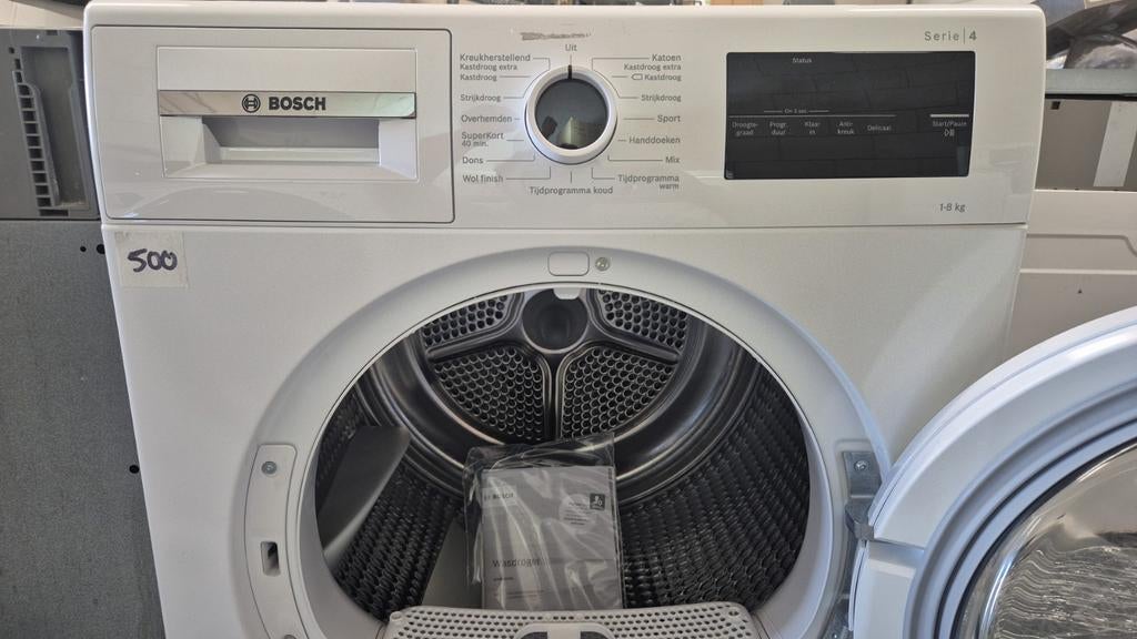 Bosch Serie 4 Warmtepompdroger 8kg - Showmodel als nieuw, Witgoed en Apparatuur, Ophalen, Minder dan 85 cm, Wasdokter, 8 tot 10 kg