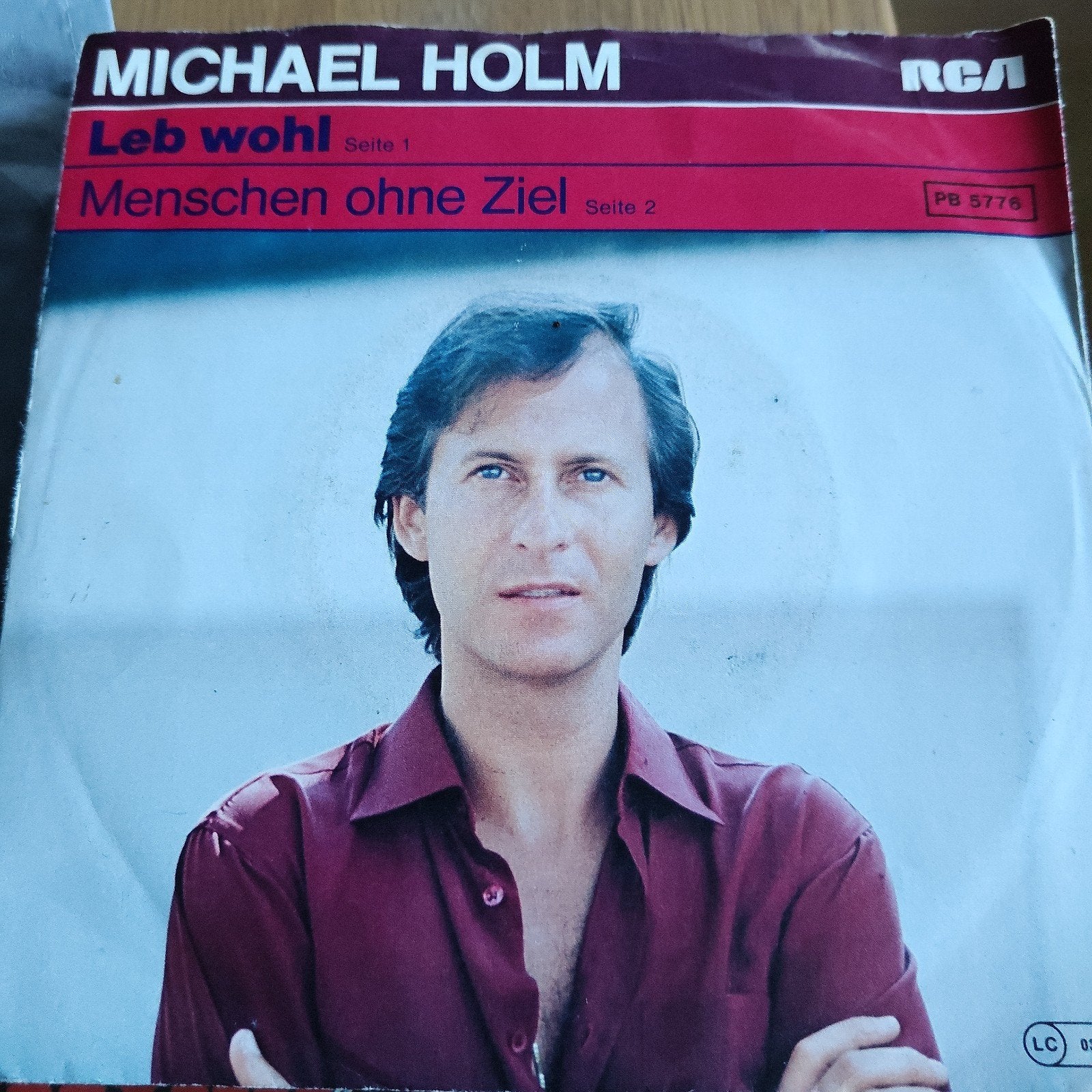 Michael Holm - Leb wohl / Menschen ohne Ziel (Single), Cd's en Dvd's, Gebruikt, 7 inch, EP, Schlager