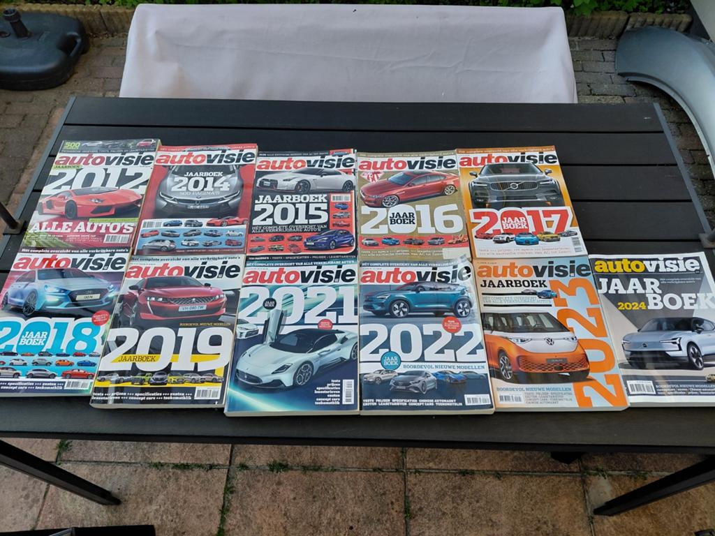 Autovisie Jaarboeken, Ophalen, Gelezen, Overige typen