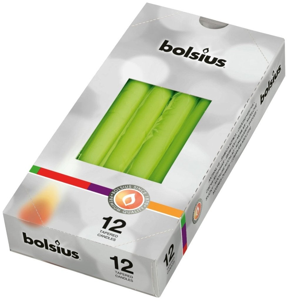 Bolsius Gotische Kaarsen - 12 Stuks., Ophalen of Verzenden, Nieuw, Kaars