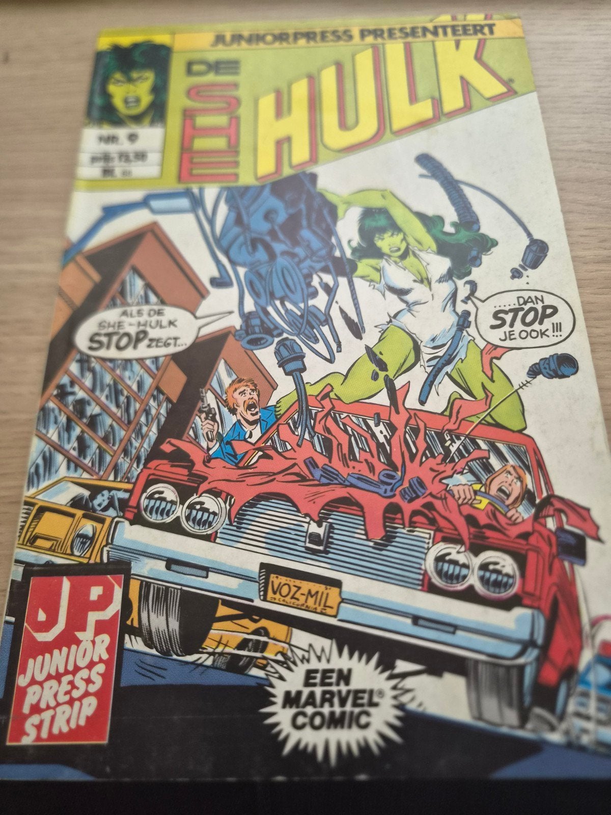 De She-Hulk Junior Press Strip - Een Marvel Comic, Ophalen of Verzenden