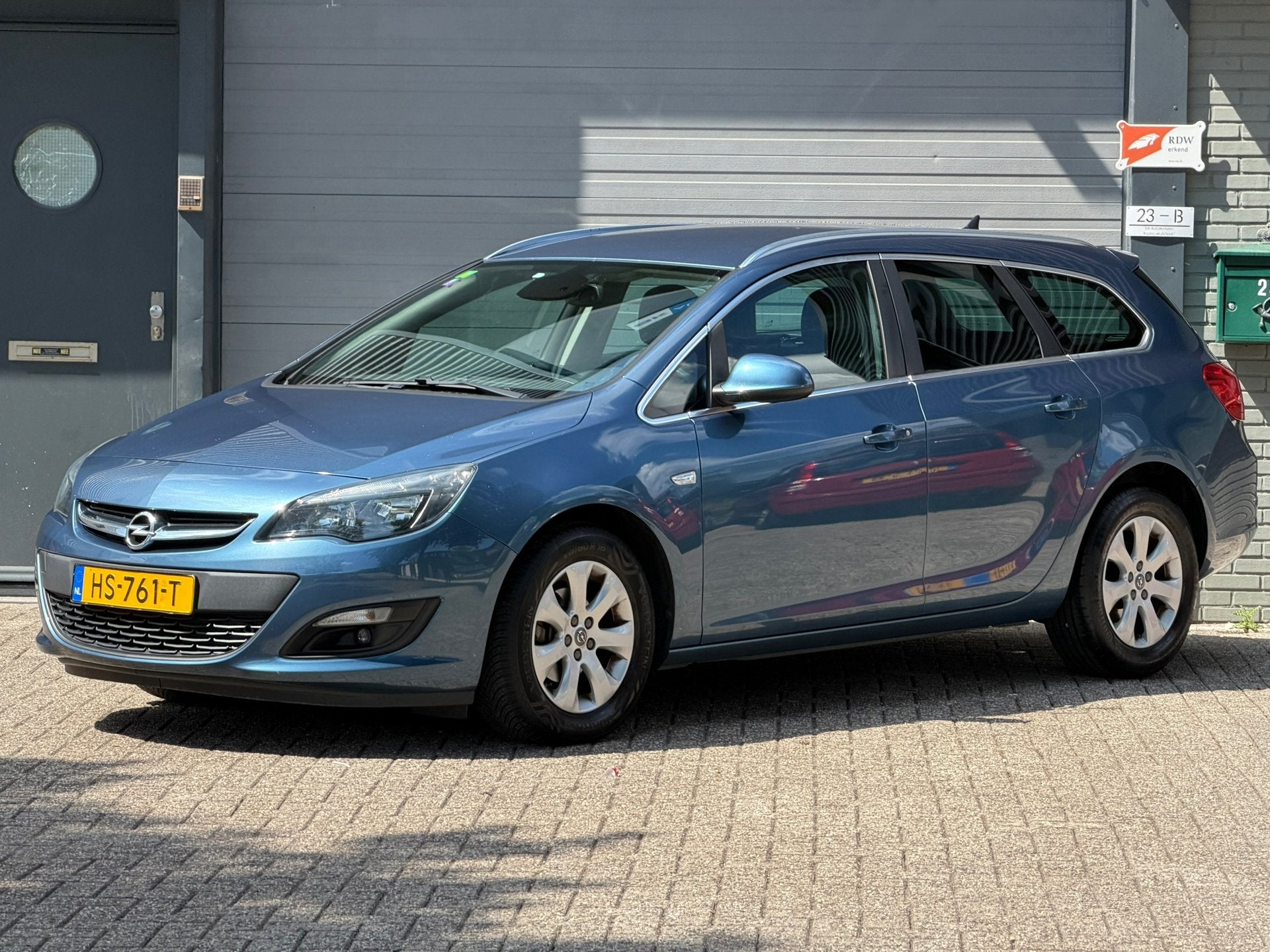 Opel Astra Sports Tourer 1.4 Turbo Blitz, Gebruikt, Euro 6, 4 cilinders, Blauw