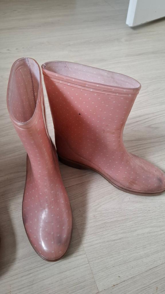 2 paar laarzen, Kleding | Dames, Schoenen, Ophalen, Zo goed als nieuw, Roze