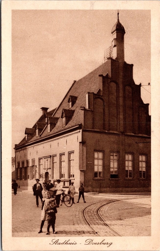 Doesburg - 10 antieke ansichtkaarten briefkaart, Verzamelen, Verzenden, Voor 1920, Gelopen, Gelderland