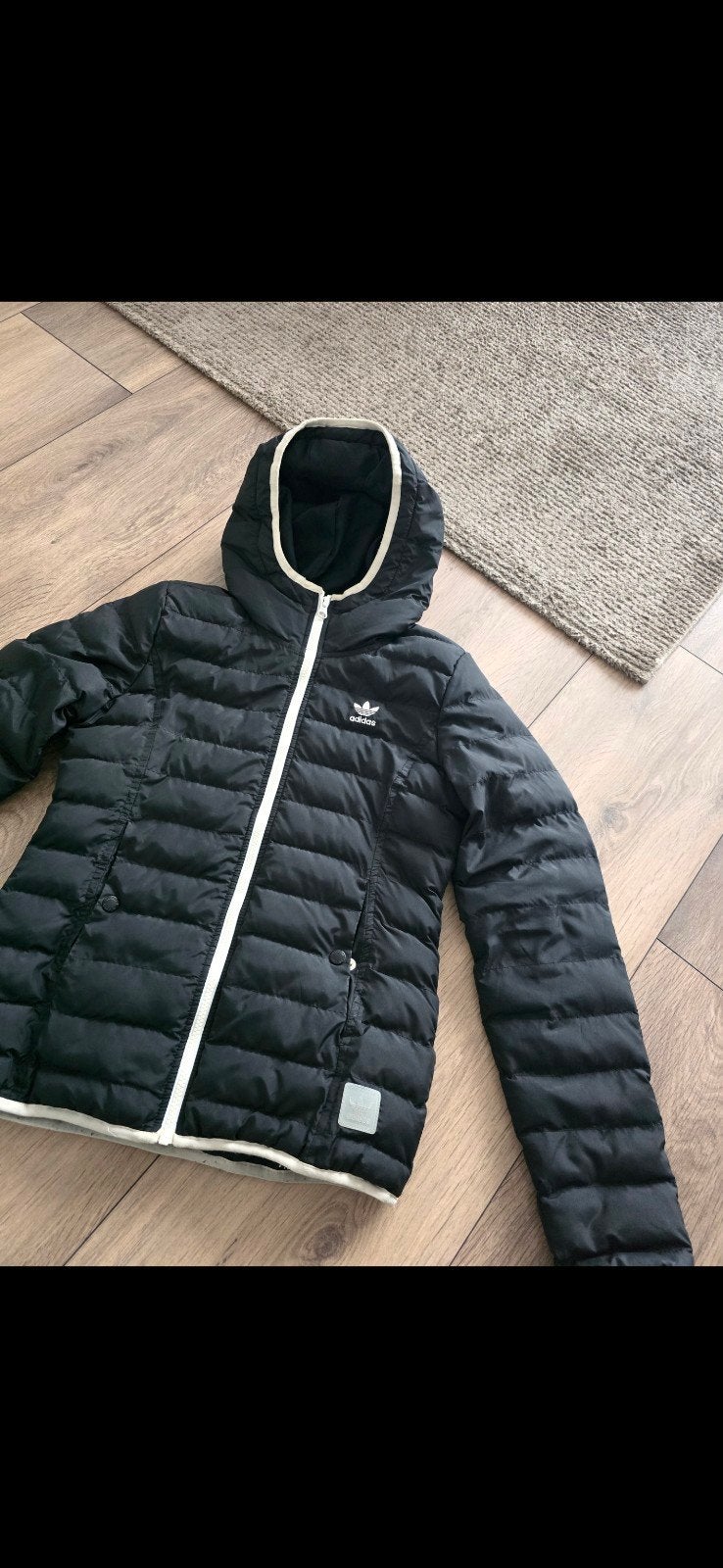 adidas jas (maat 34) nieuw...origineel, Ophalen of Verzenden, Nieuw, Zwart