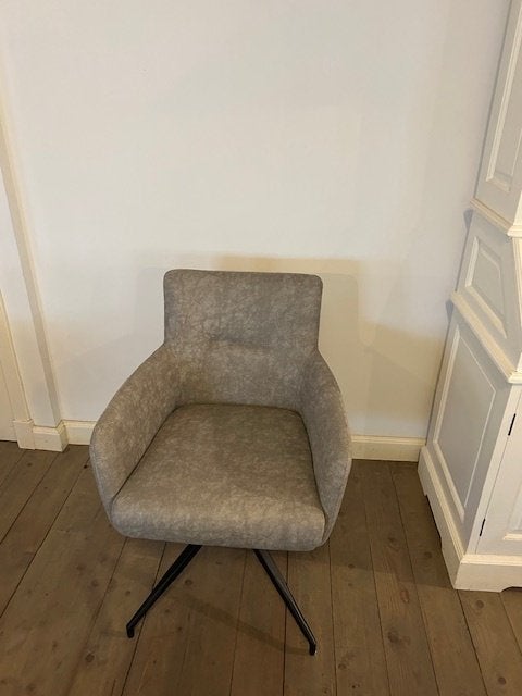 Nieuwe eetkamerstoel draai grijs, Ophalen, Nieuw, Vijf, Zes of meer stoelen, Stof