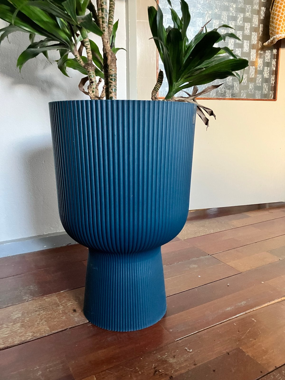 Grote dracaena (drakenbloedboom), Kunststof, Rond, Binnen, Zo goed als nieuw