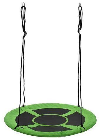 Schommel swing nestschommel vogelnest groen 110 cm GRTS BZRG, Verzenden, Nieuw, Nvt, Schommel
