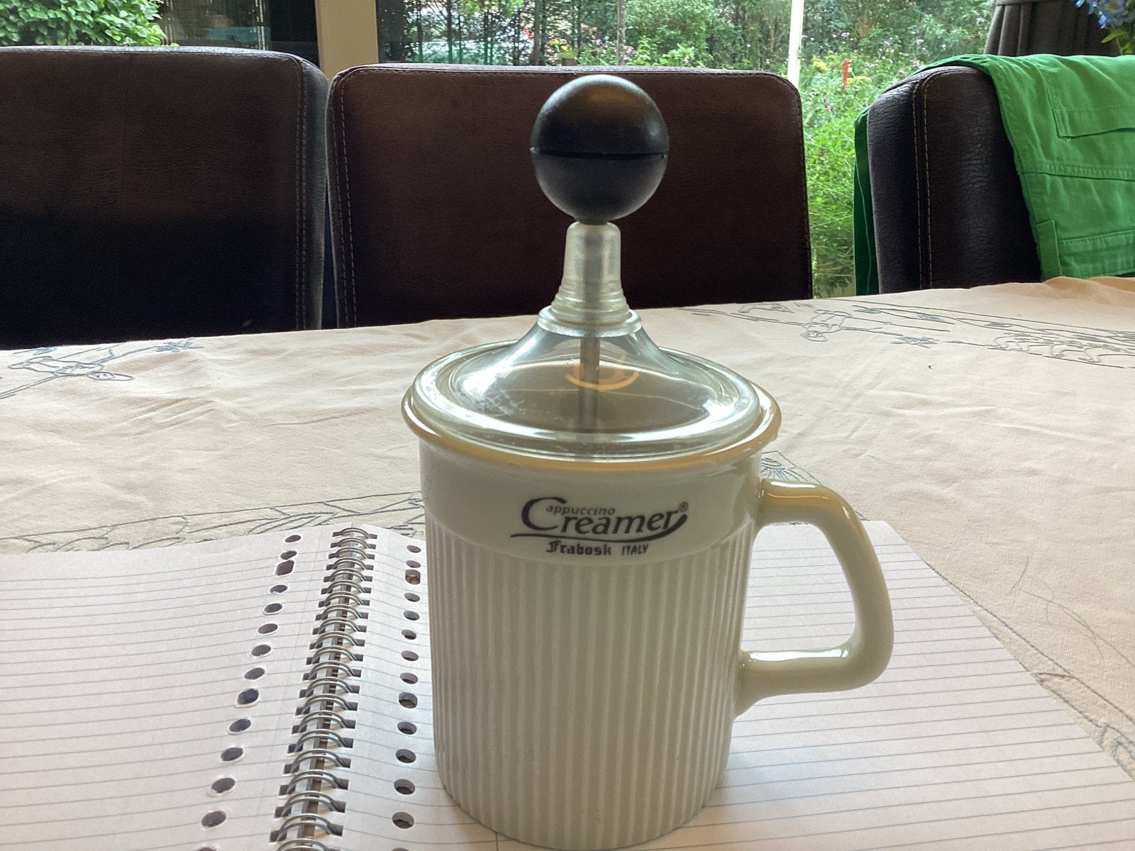 Nieuwe Handmatige Melkopschuimer - Cappuccino Creamer, Witgoed en Apparatuur, Melkopschuimers, Ophalen of Verzenden, Nieuw, Handmatige melkopschuimer