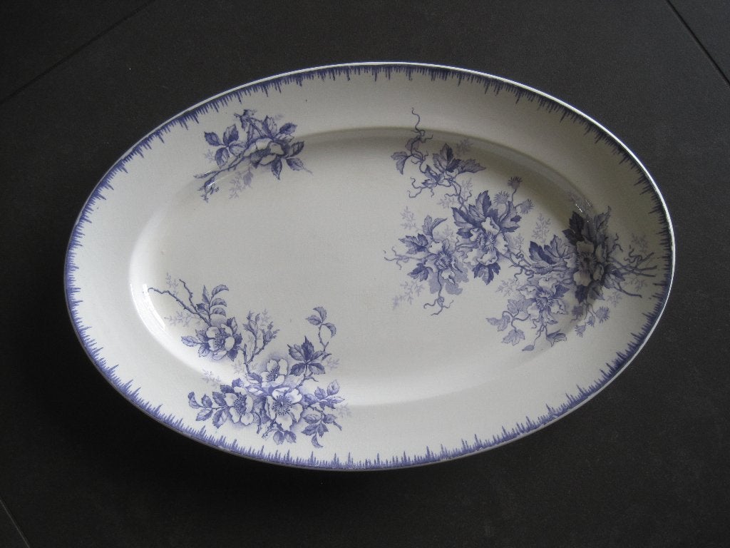 Lila (paars) ovale schaal groot R4 decor Olga, Antiek en Kunst, Ophalen