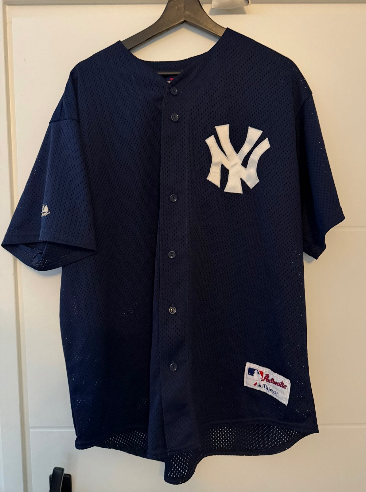 New York Yankees Vintage Mesh Jersey Majestic Athletic XL, Ophalen of Verzenden, Gebruikt, Honkbal, Kleding