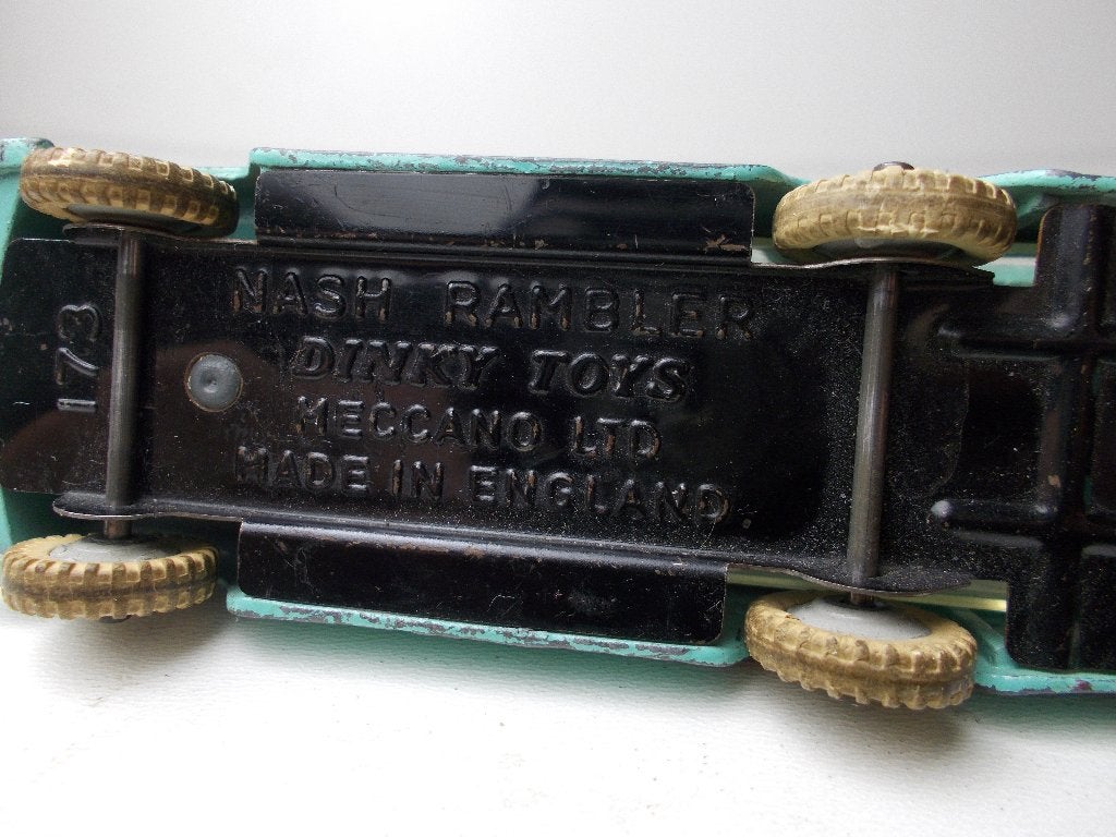 1958 Dinky Toys 173 NASH RAMBLER (TURQUOISE) -B-., Ophalen of Verzenden, Zo goed als nieuw, Auto, Dinky Toys