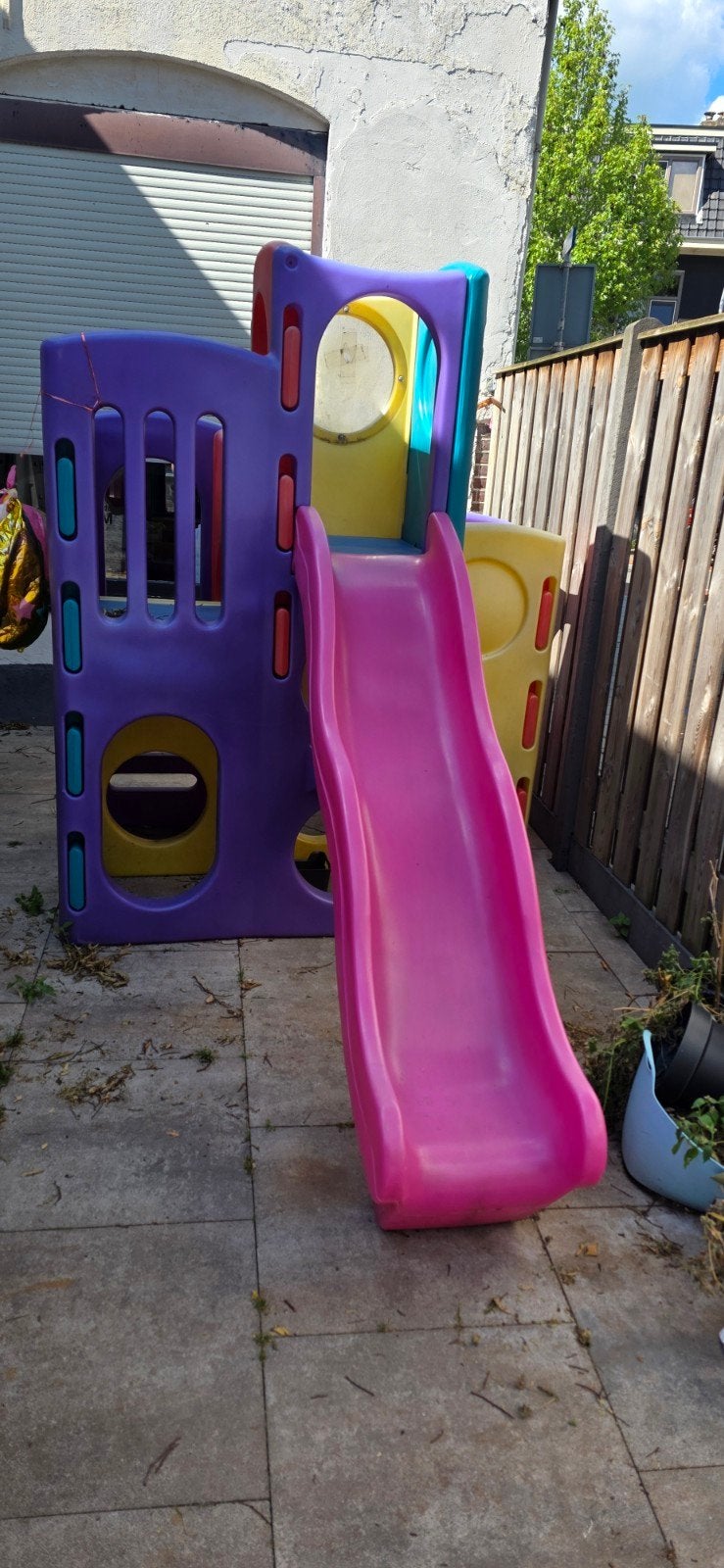 Little Tikes Klimtoestel met Glijbaan en Tunnel, Ophalen, Gebruikt, Klimwand
