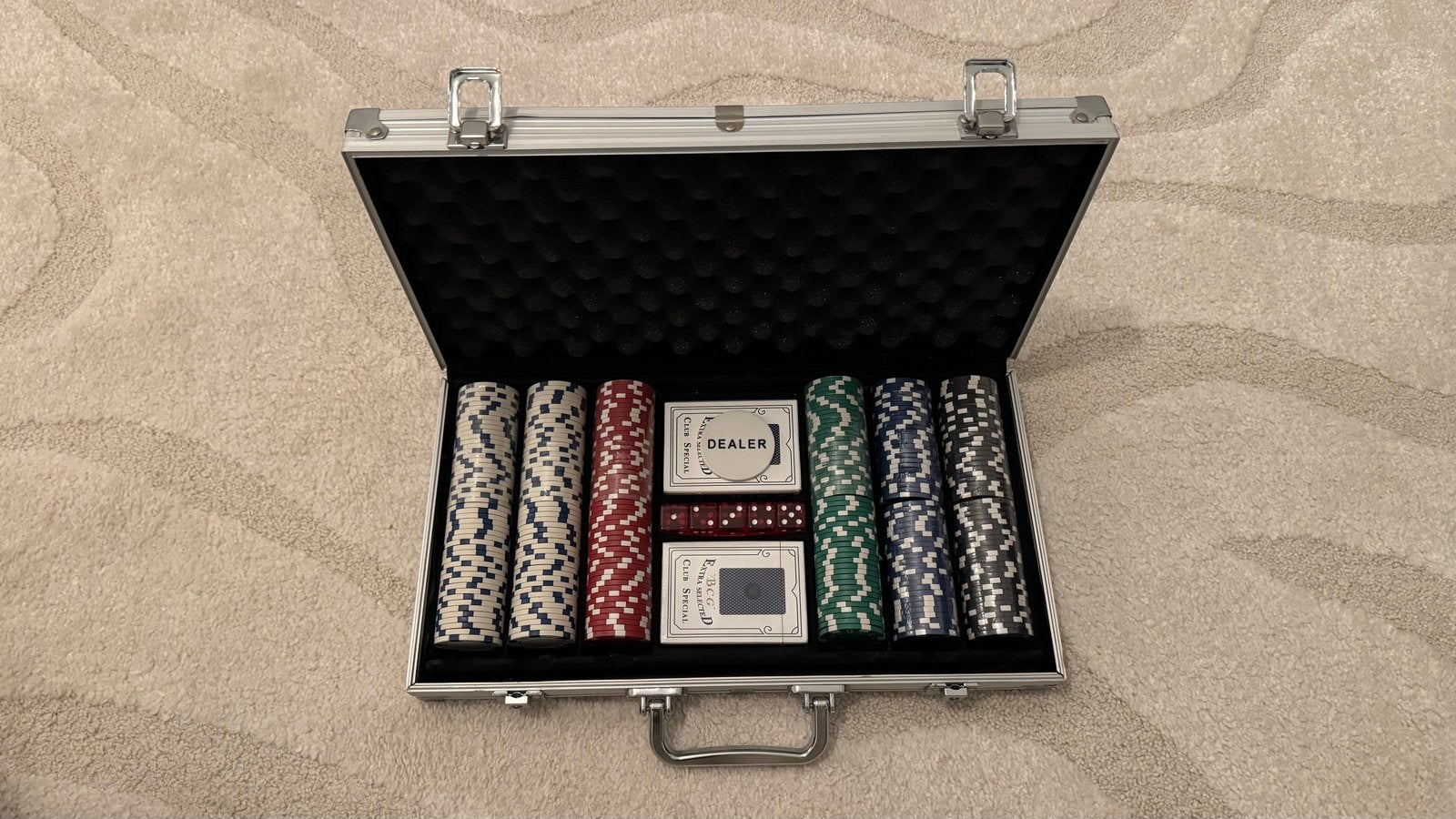 Complete Pokerset in Aluminium Koffer, Ophalen of Verzenden, Nieuw