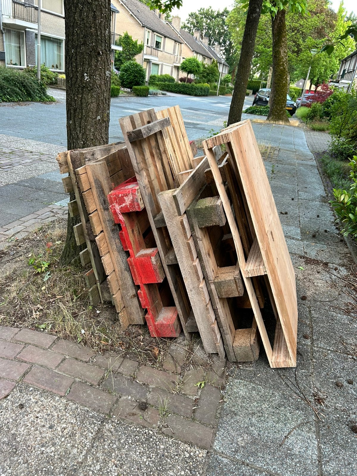 Pallets gratis ophalen, Minder dan 3 m³, Ophalen