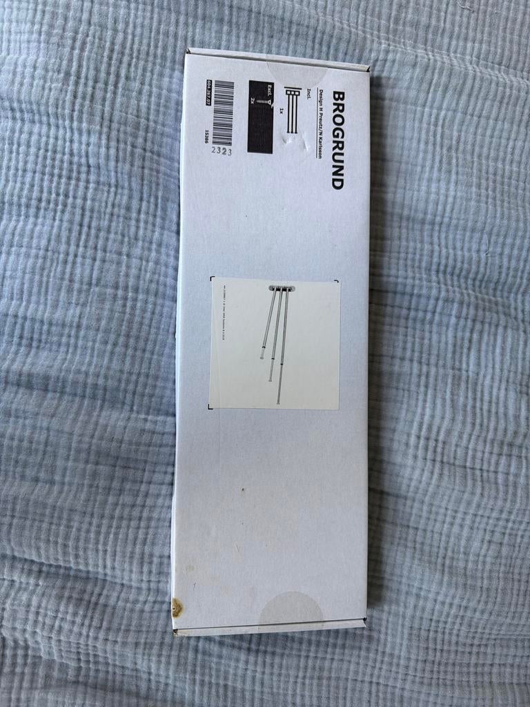 IKEA BROGRUND handdoekrek - Nieuw in verpakking, Ophalen of Verzenden, Nieuw, Wit, Handdoekenrek