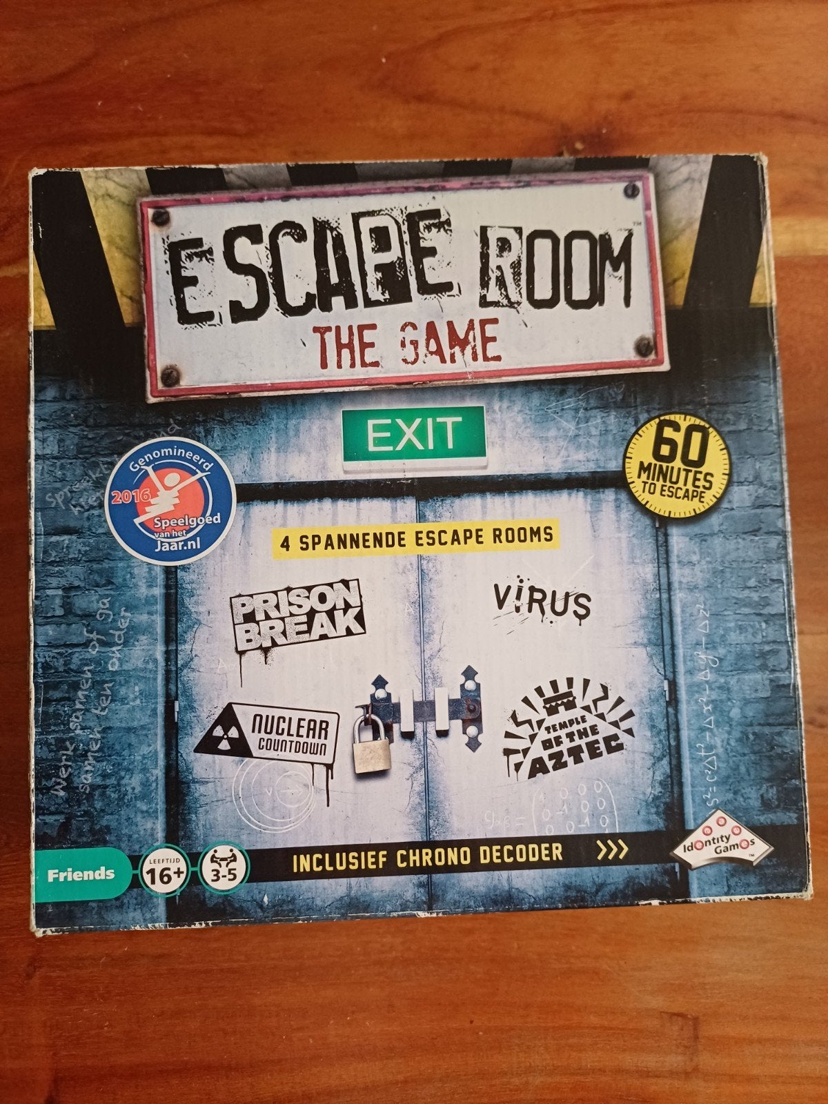 Escape Room The Game - Exit., Drie of vier spelers, Ophalen of Verzenden, Zo goed als nieuw, Identity Games
