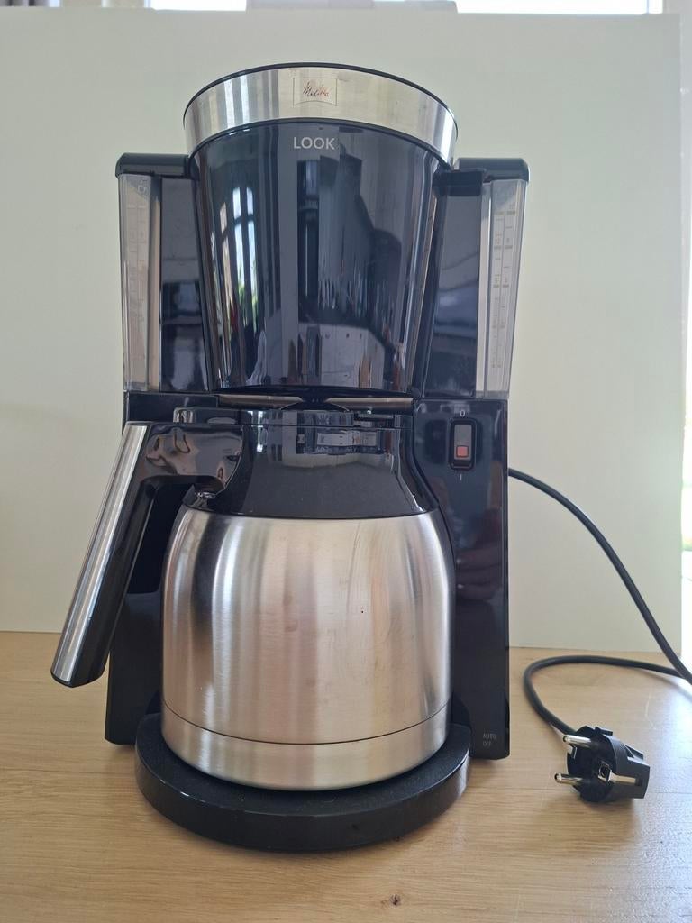 Melitta Look Koffiezetapparaat met Thermoskan, 10 kopjes of meer, Koffiemachine, Gemalen koffie, Ophalen of Verzenden