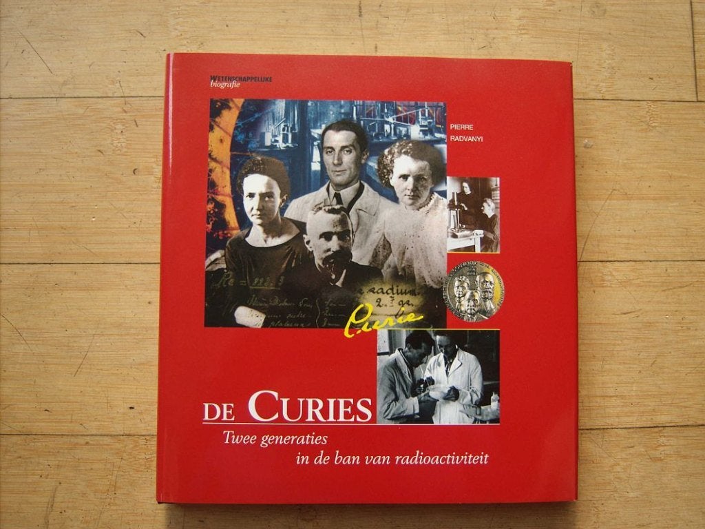 Wetenschappelijke biografie De Curies, Ophalen of Verzenden, Zo goed als nieuw