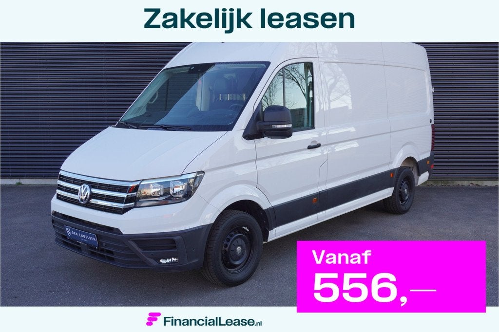 Volkswagen Crafter 35 177pk RWD L3H3/L2H2 3500kg Trekhaak Ap, Gebruikt, 4 cilinders, Volkswagen, Wit