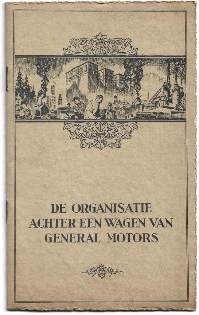 General Motors 1927 fabriek auto brochure GM (A1224), Ophalen of Verzenden, Zo goed als nieuw, Overige merken