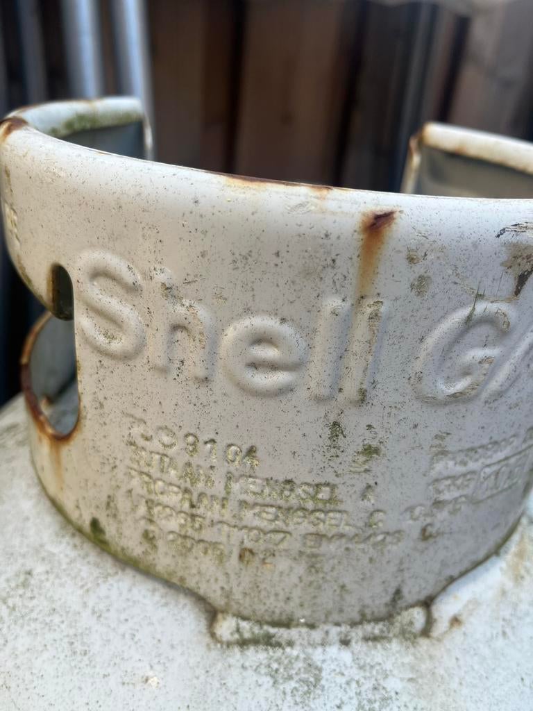 Lege gasflessen (ShellGas, Antargaz, Ellmar), Ophalen, Gebruikt