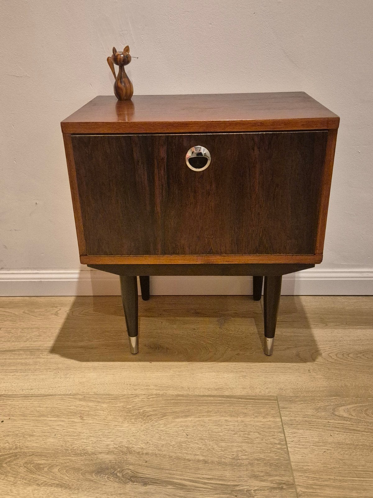 Vintage Klepkastje met Palissander Deurtje, Antiek en Kunst, Ophalen