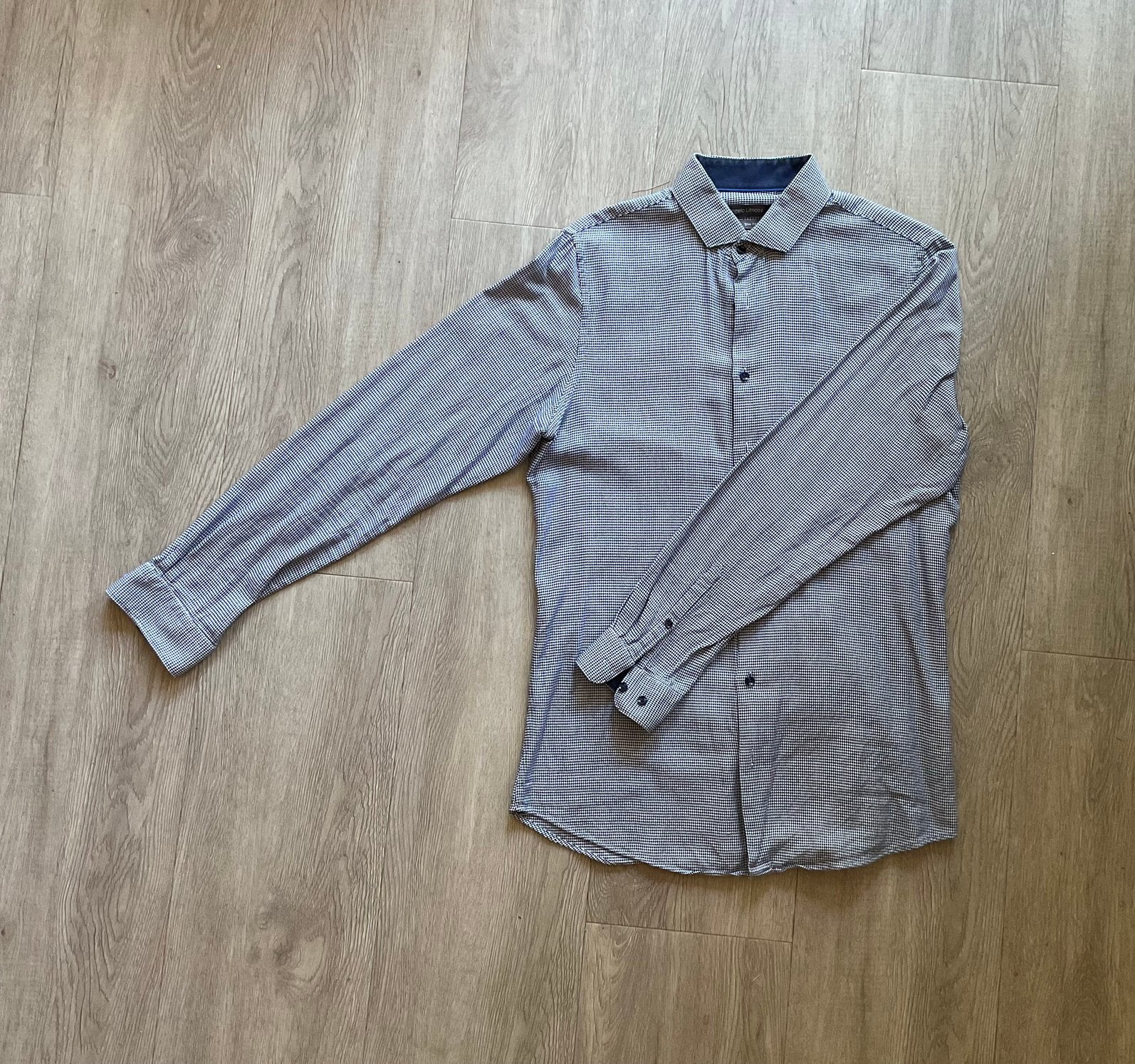 Angelo Litrico herenoverhemd - maat M, Kleding | Heren, Overhemden, Zo goed als nieuw, Meerkleurig, Ophalen of Verzenden