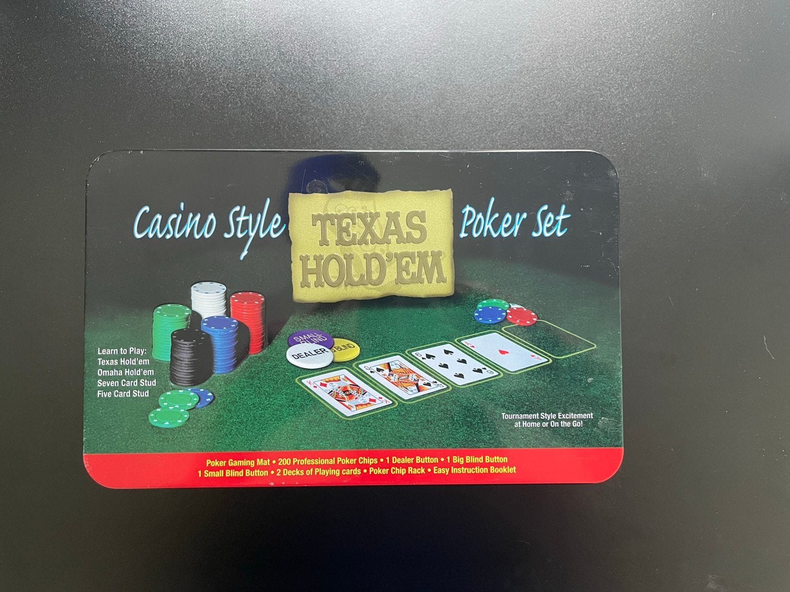 Poker Set, Drie of vier spelers, Ophalen of Verzenden, Zo goed als nieuw