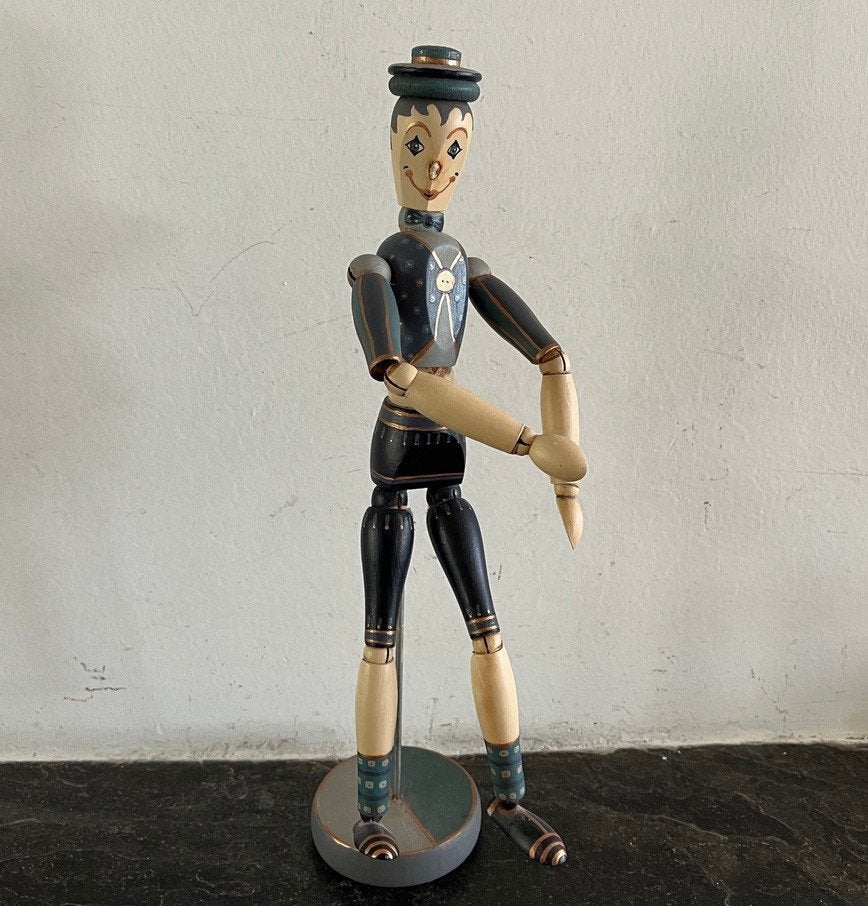 Ledemaatpop, Antiek en Kunst, Curiosa en Brocante, Ophalen of Verzenden
