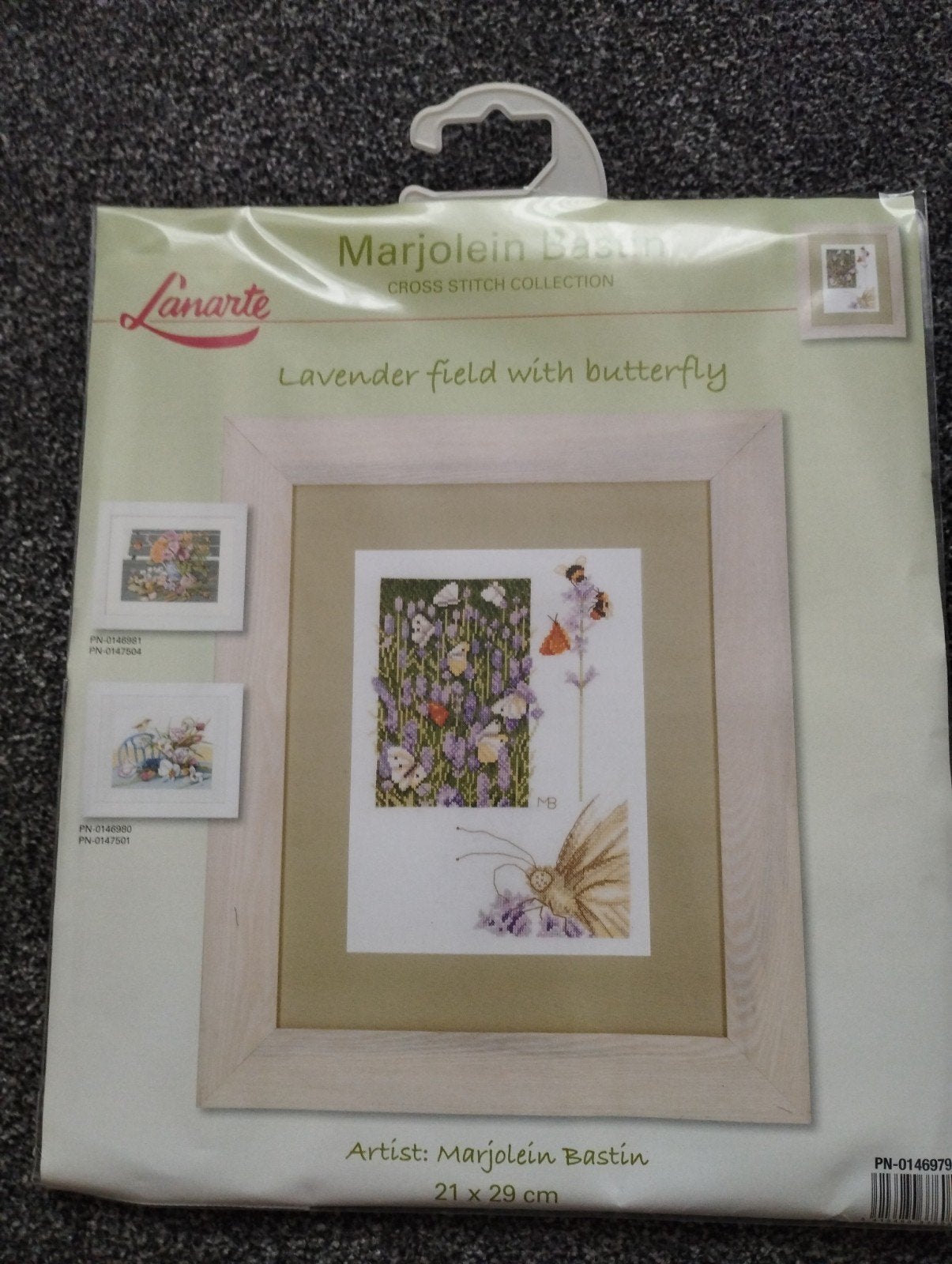 Lanarte Borduurpakket Marjolein Bastin Lavendelveld, Ophalen of Verzenden, Nieuw, Handborduren, Borduurpakket