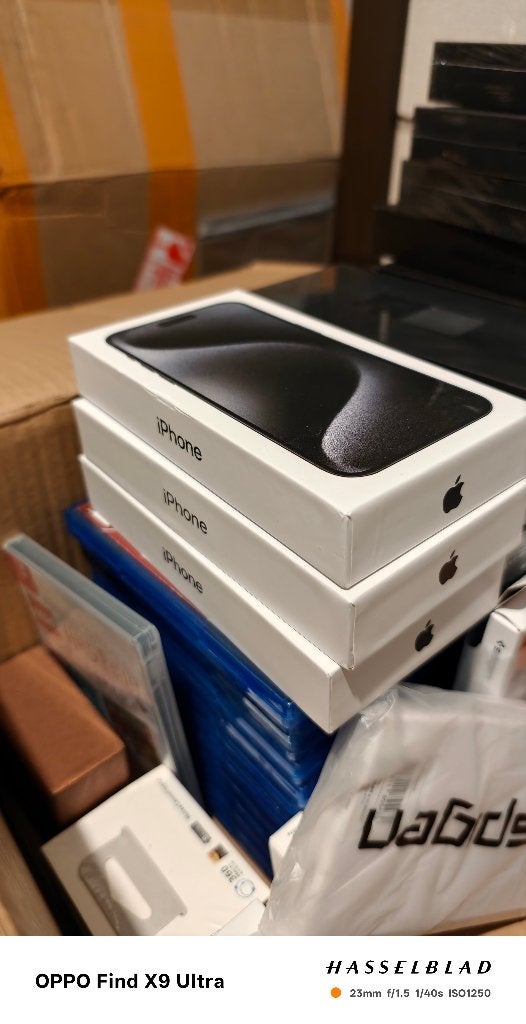 3 Apple iPhone 15 Pro Max 1TB, Zwart, IPhone 15 Pro Max, Ophalen of Verzenden, Zonder simlock