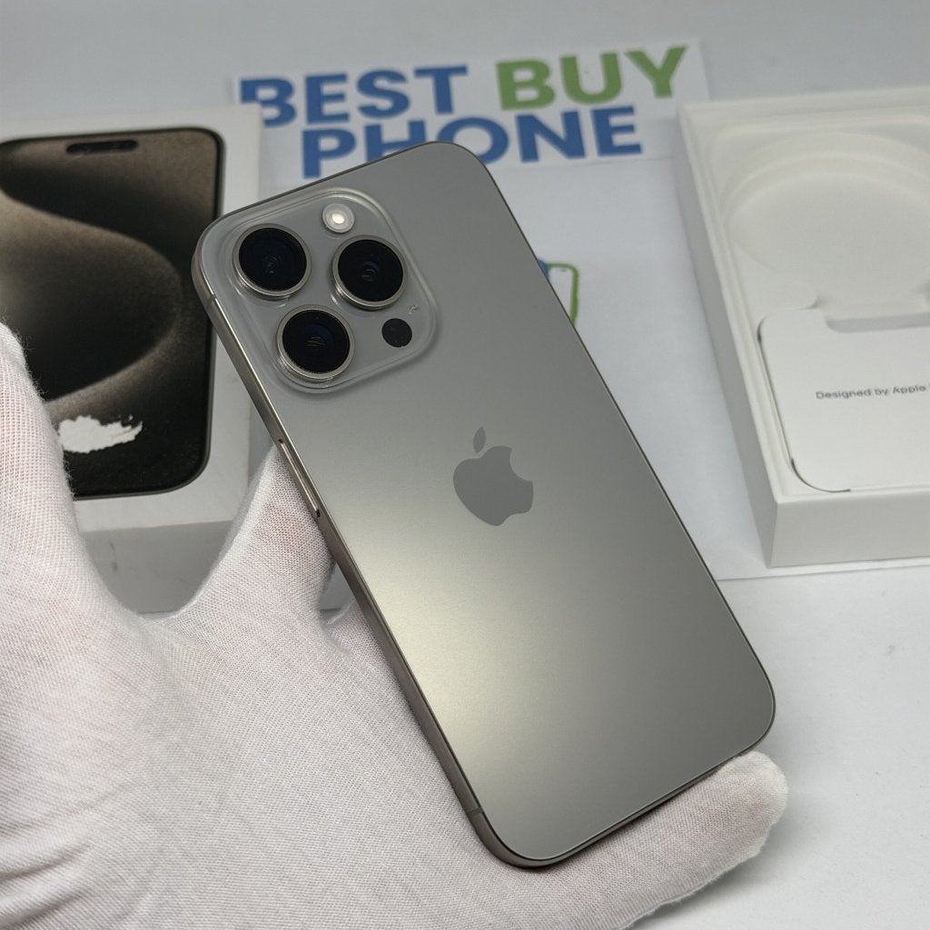 iPhone 15 Pro 256GB grijs /krasvrij /99% batt /garantie, 256 GB, 99 %, Apple, Zonder simlock