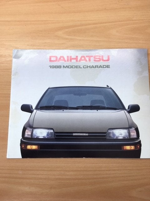 Daihatsu   Charade      1988      Model Brochure, Ophalen of Verzenden, Zo goed als nieuw, Overige merken