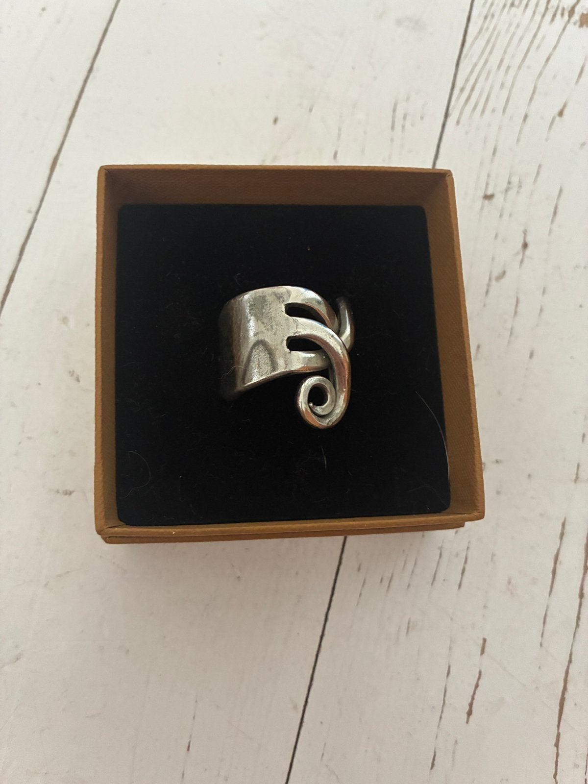 Handgemaakte zilveren ring, Ophalen of Verzenden, Dame, Zilver, Kleiner dan 17