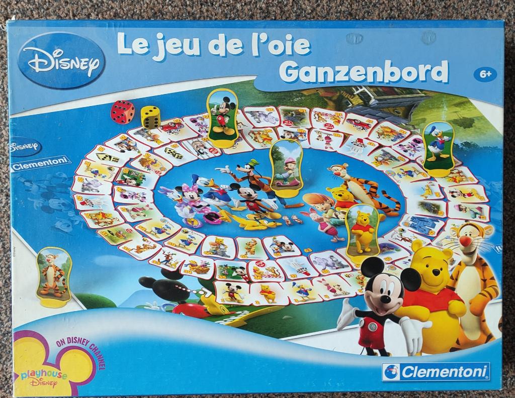 groot DISNEY ganzenbord spel van Clementoni, Hobby en Vrije tijd, Gezelschapsspellen | Bordspellen, Vijf spelers of meer, Ophalen of Verzenden