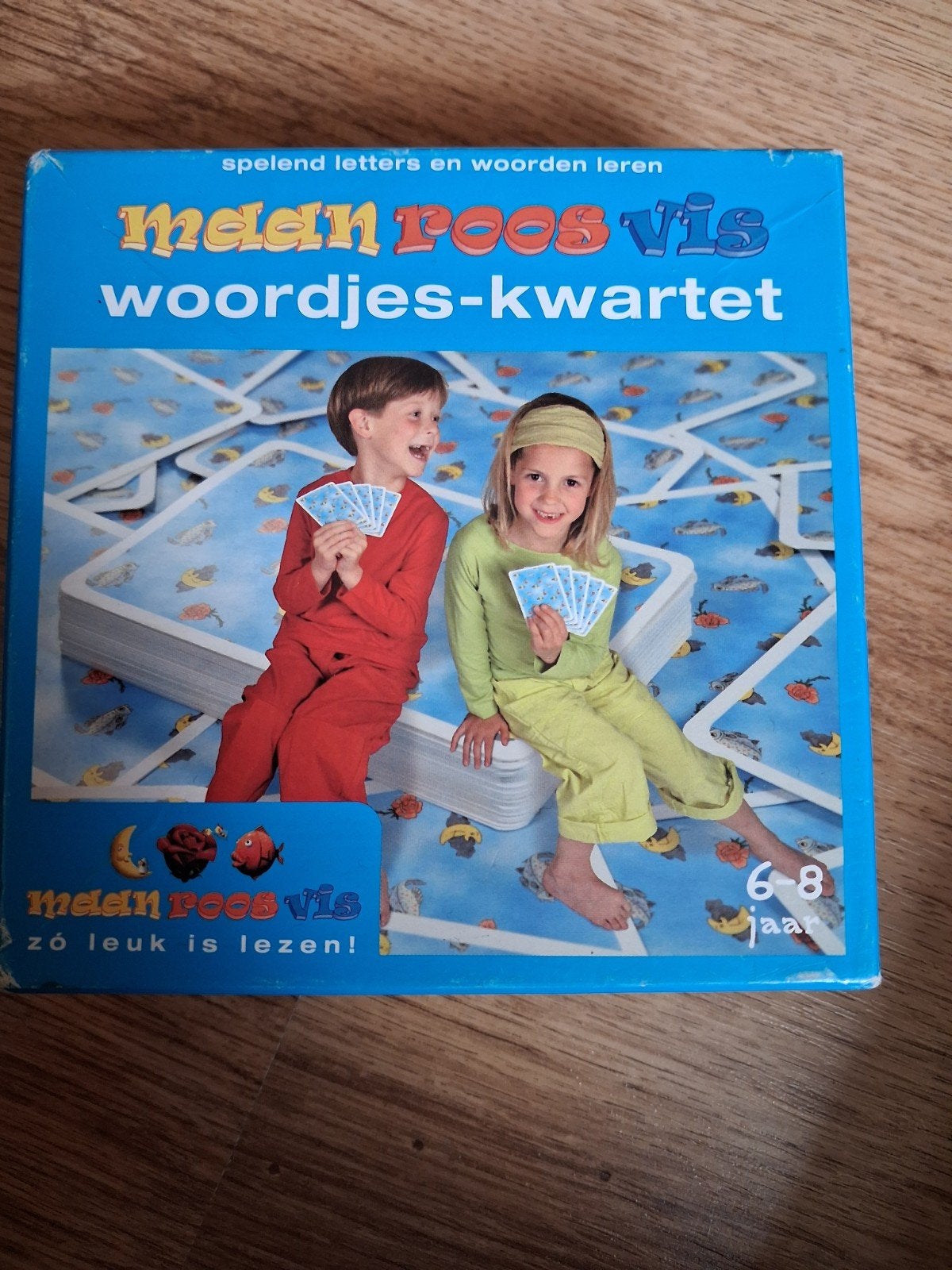 Maan roos vis kwartet., Ophalen of Verzenden, Zo goed als nieuw, Zwijsen