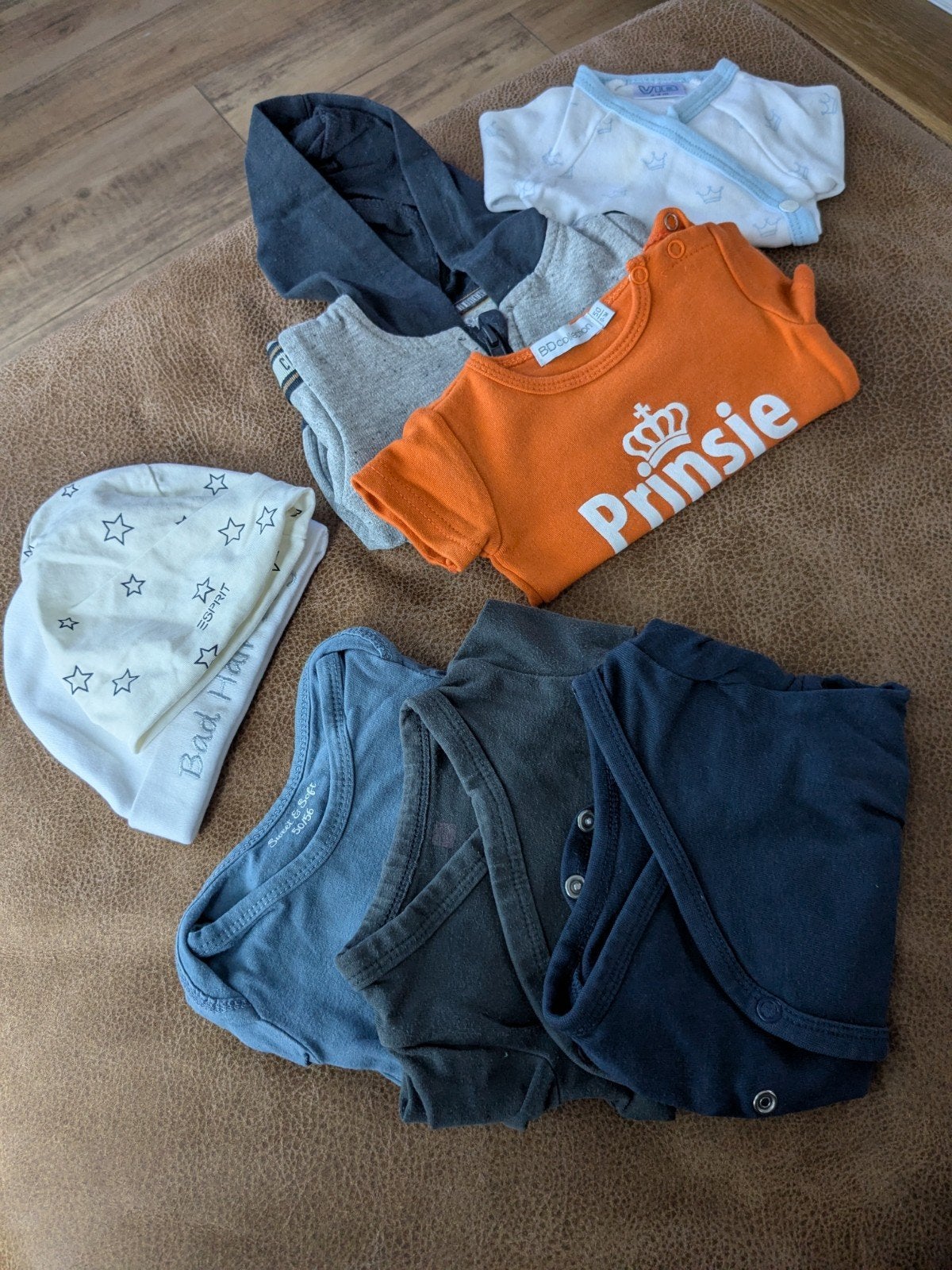 Pakketje babykleding jongen, Kinderen en Baby's, Babykleding | Maat 50, Ophalen of Verzenden, Gebruikt