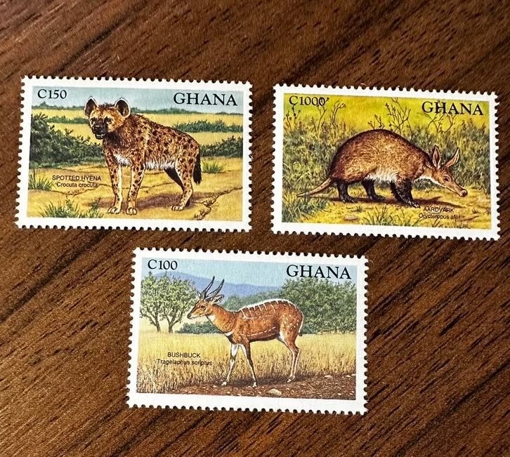 Ghana 1994 Dieren postfris postzegels set, Ophalen of Verzenden, Postfris