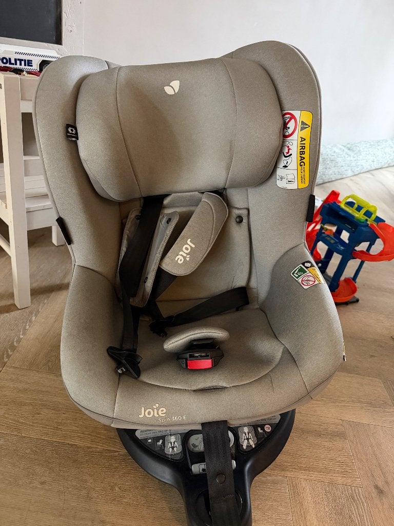 Nette Joie i-Spin 360 E draaibare autostoel met Isofix base, Gebruikt, 0 t/m 18 kg, Isofix, Slaapstand