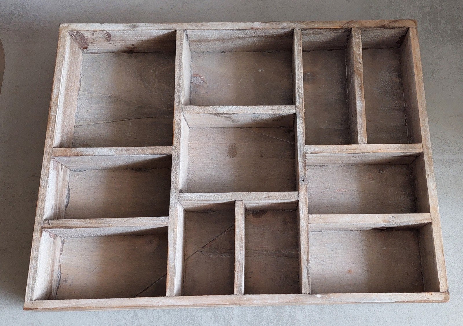 Wanddecoratie/ Letterbak / Verzamelbak, Ophalen, Hout, Zo goed als nieuw, Overige typen