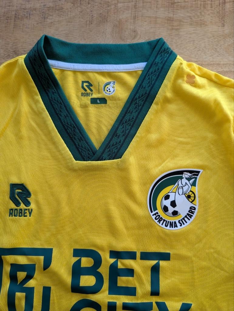Fortuna Sittard Thuisshirt Maat L - Zo goed als nieuw, Maat L, Ophalen of Verzenden, Zo goed als nieuw, Shirt