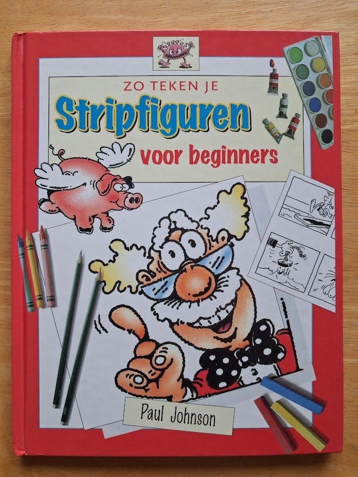 Zo teken je stripfiguren voor beginners - Paul Johnson, Ophalen of Verzenden, Zo goed als nieuw, Tekenen en Schilderen