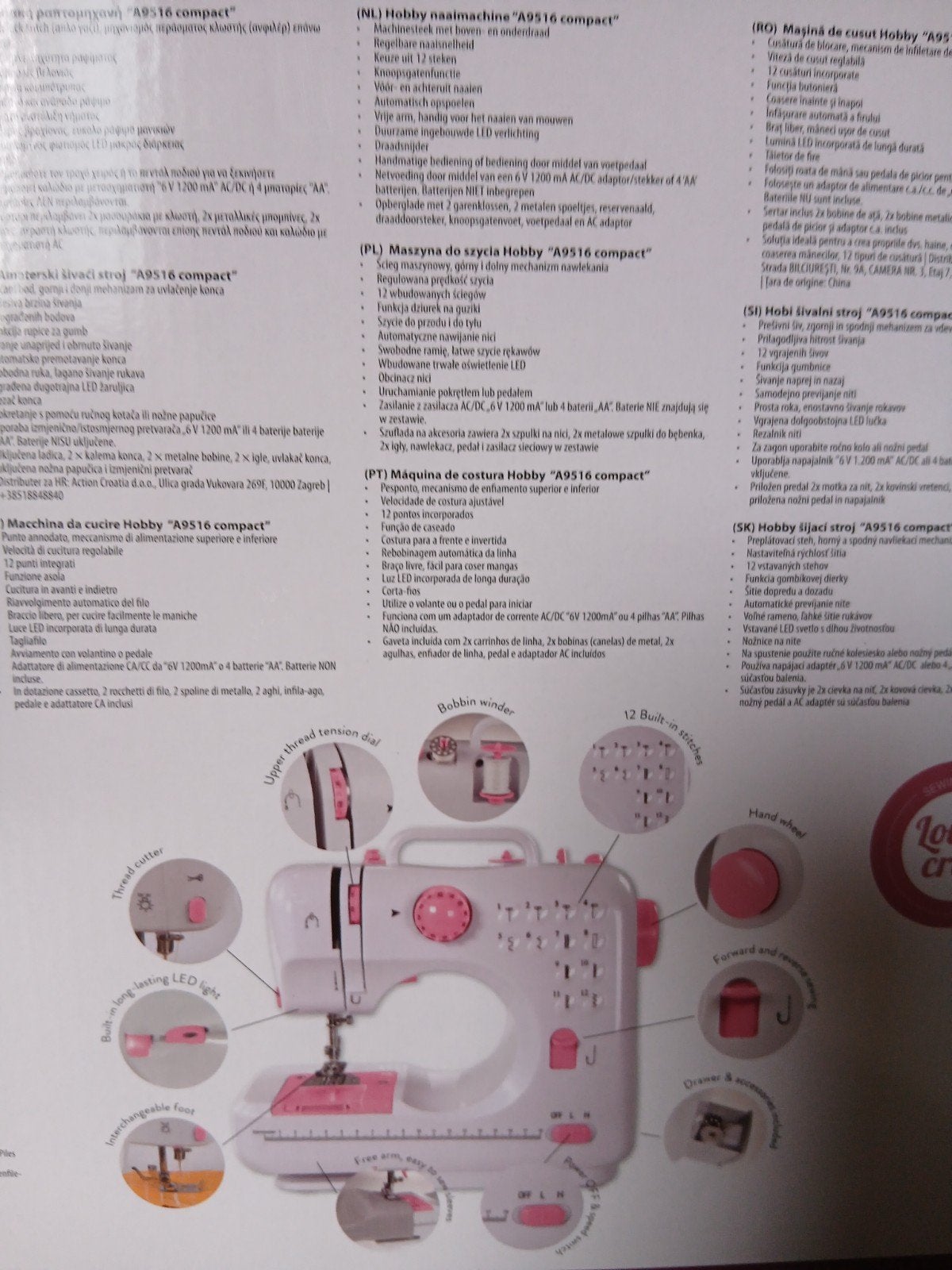 Eenvoudige naaimachine. SEWING machine, Ophalen of Verzenden, Nieuw, Naaimachine, Overige merken